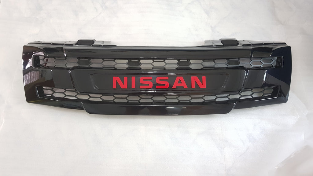 NISSAN FRONTIER 2005-2008 GRILL RED NISSAN