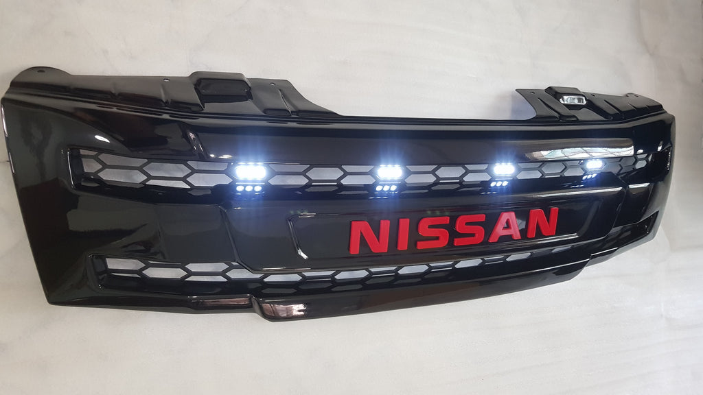 NISSAN FRONTIER 2005-2008 GRILL RED NISSAN