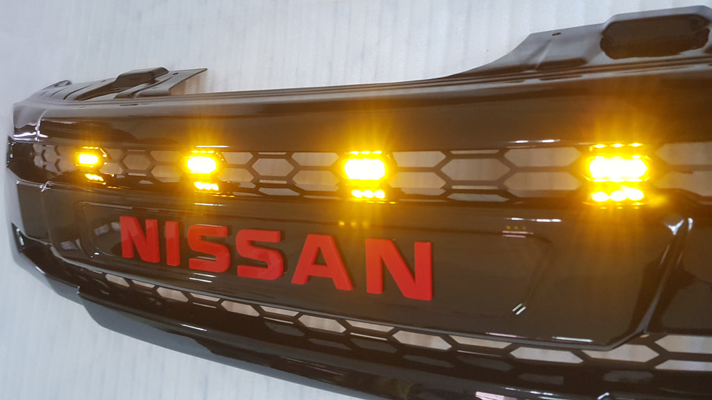 NISSAN FRONTIER 2005-2008 GRILL RED NISSAN