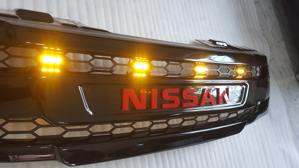 NISSAN FRONTIER 2005-2008 GRILL RED NISSAN