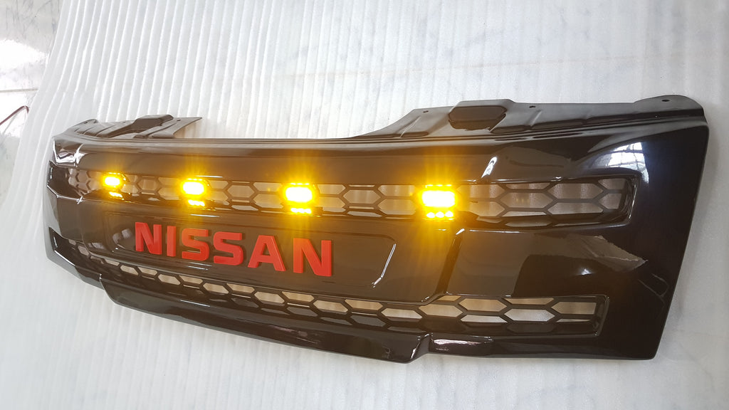 NISSAN FRONTIER 2005-2008 GRILL RED NISSAN