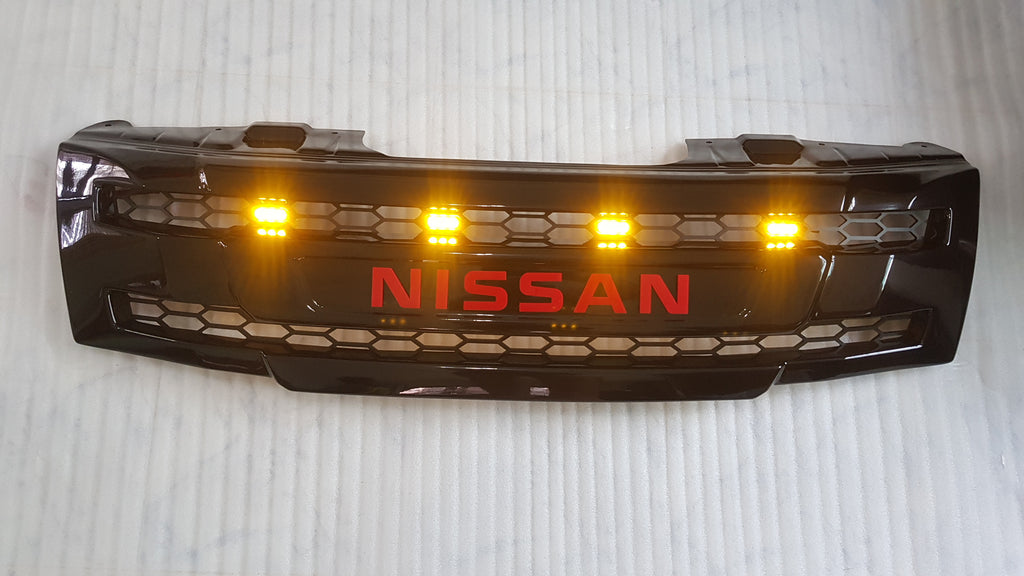 NISSAN FRONTIER 2005-2008 GRILL RED NISSAN