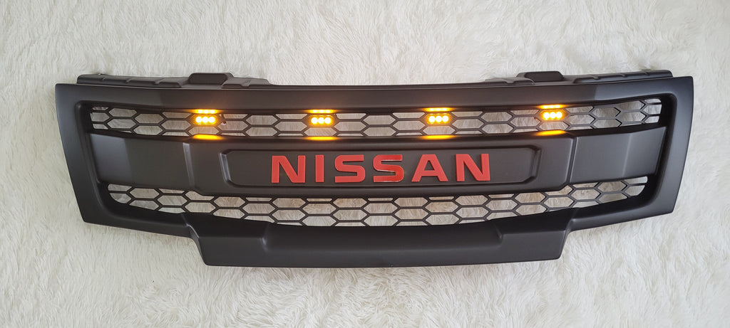 SALE ! NISSAN FRONTIER 2009-2021 GRILL Red Nissan Version