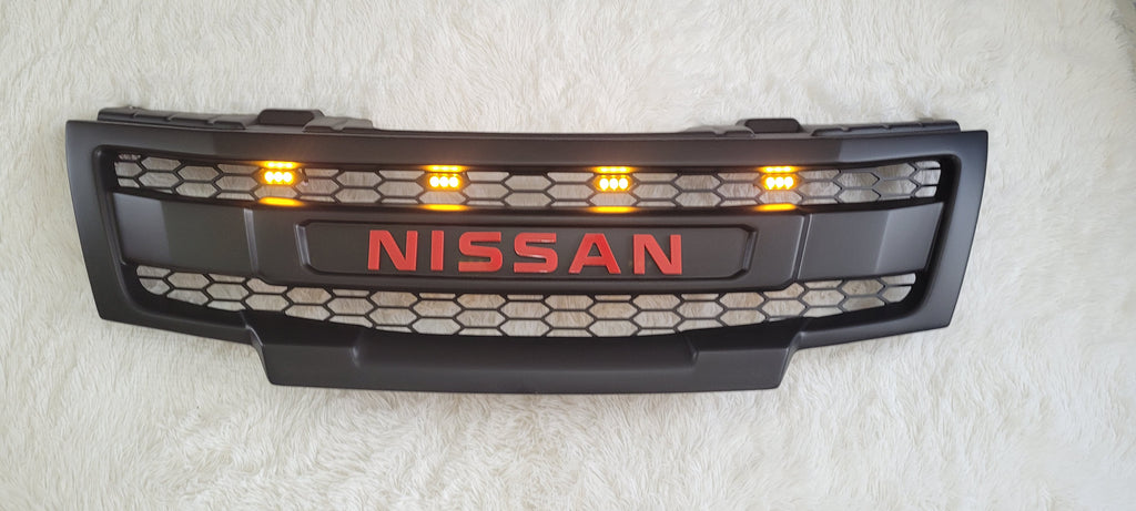 SALE ! NISSAN FRONTIER 2009-2021 GRILL Red Nissan Version