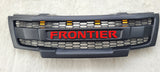 NISSAN FRONTIER 2009-2021 GRILL Red Frontier logo