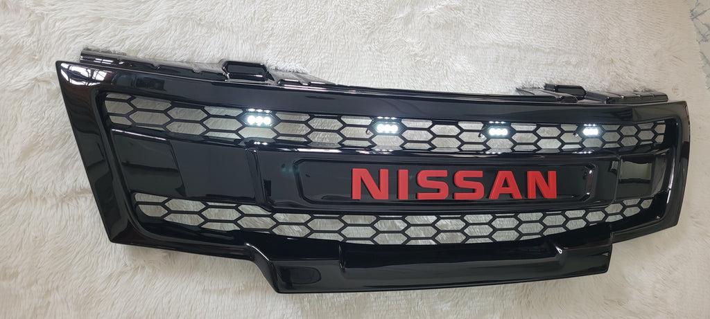 SALE ! NISSAN FRONTIER 2009-2021 GRILL Red Nissan Version