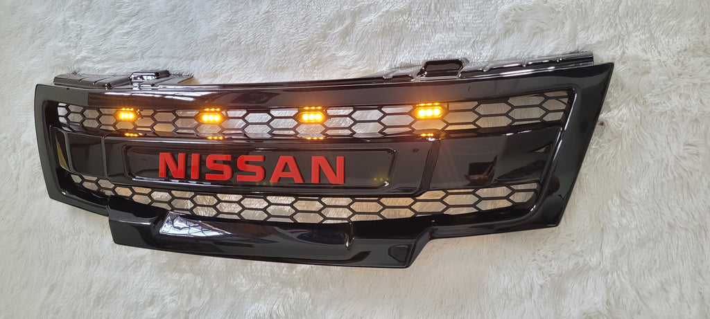 SALE ! NISSAN FRONTIER 2009-2021 GRILL Red Nissan Version