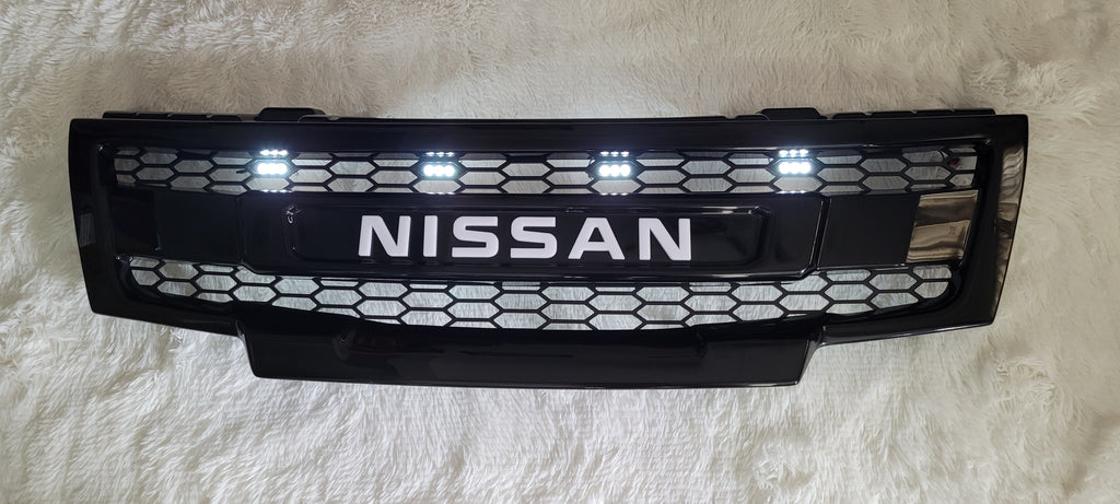 NISSAN FRONTIER 2009-2021 GRILL White Nissan Version