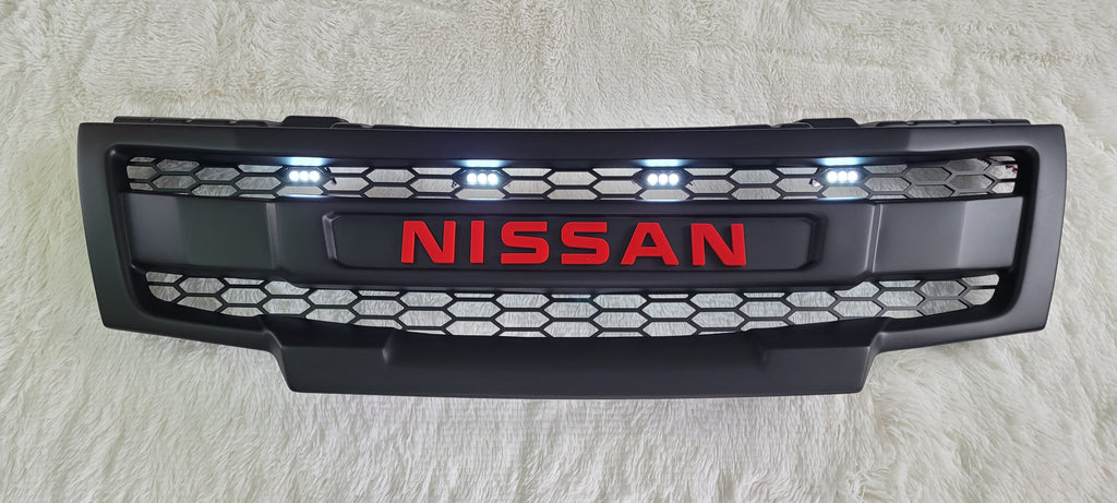 SALE !  NISSAN FRONTIER 2009-2021 GRILL Red Nissan Version