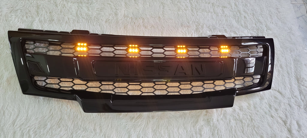 NISSAN FRONTIER 2009-2021 GRILL Black Nissan Version