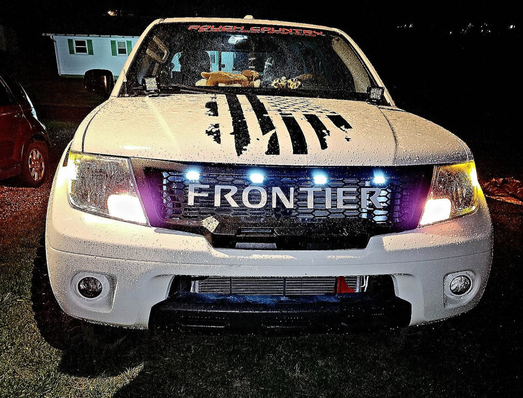 NISSAN FRONTIER 2009-2021 GRILL White Frontier Version