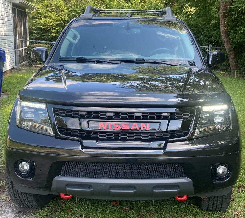 SALE ! NISSAN FRONTIER 2009-2021 GRILL Red Nissan Version