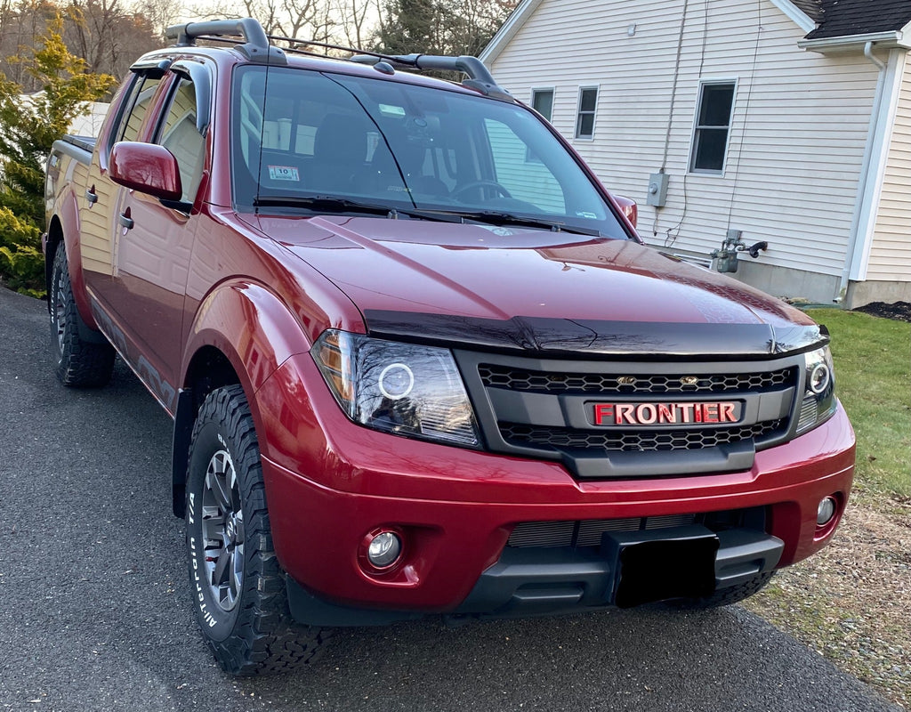 NISSAN FRONTIER 2009-2021 GRILL Red Frontier Version 2