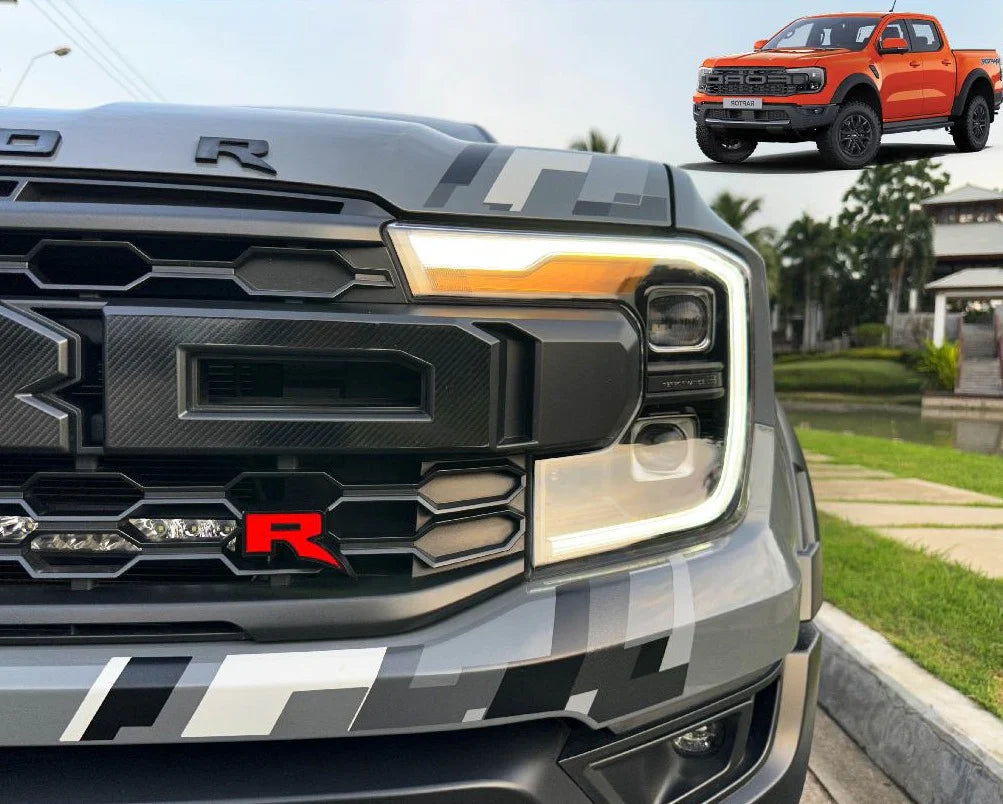 FORD RAPTOR " R " LOGO FOR GRILL NEXT GEN 2023-2024