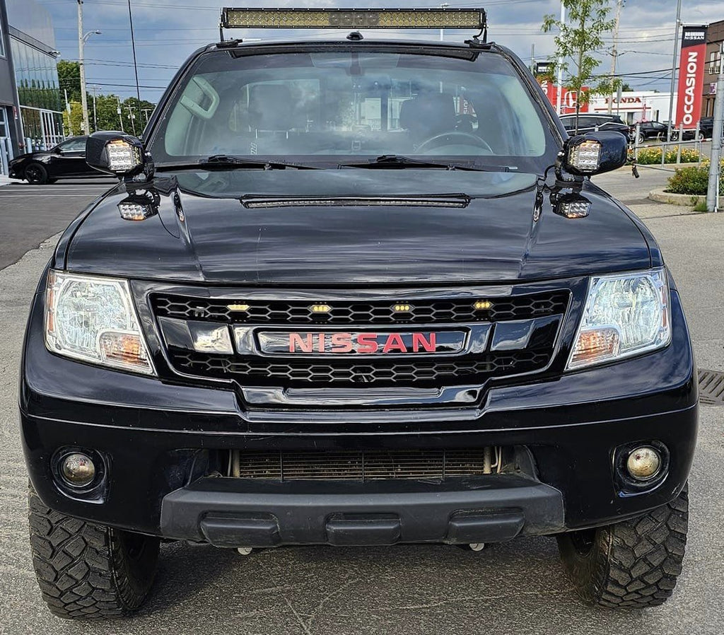 NISSAN FRONTIER 2009-2021 GRILL Red Nissan Version